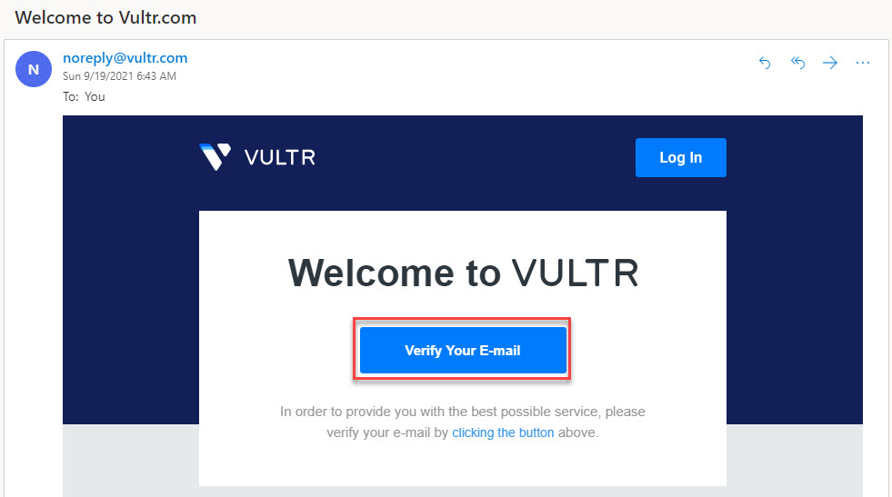 Hướng dẫn đăng ký tài khoản mới tại Vultr