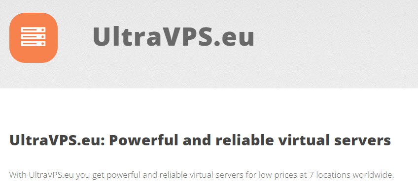 [BF 2021] UltraVPS.eu tung khuyến mãi nhân Black Friday 2021