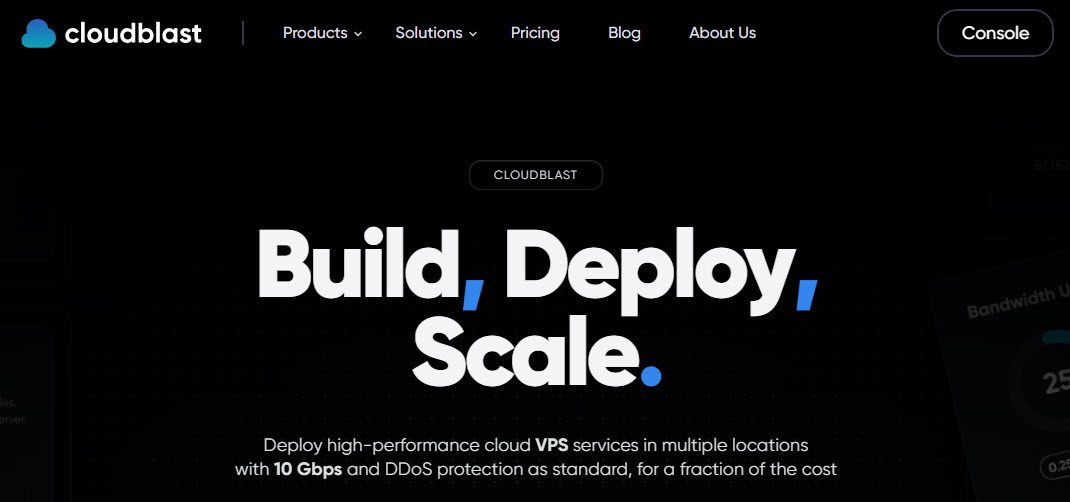 CloudBlast tung khuyến mãi 50% nạp tiền